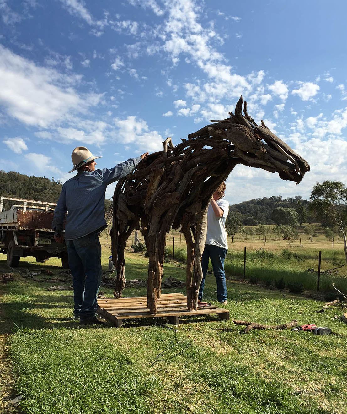 my kingdom for a horse community sculpture