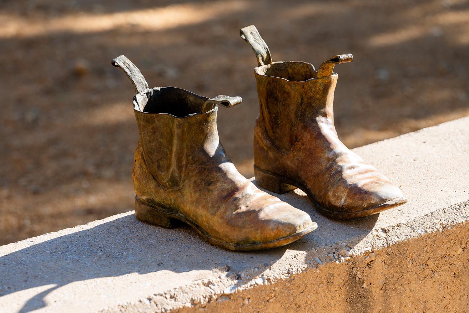 sculpture boots
